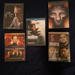 5 DVDs for $12